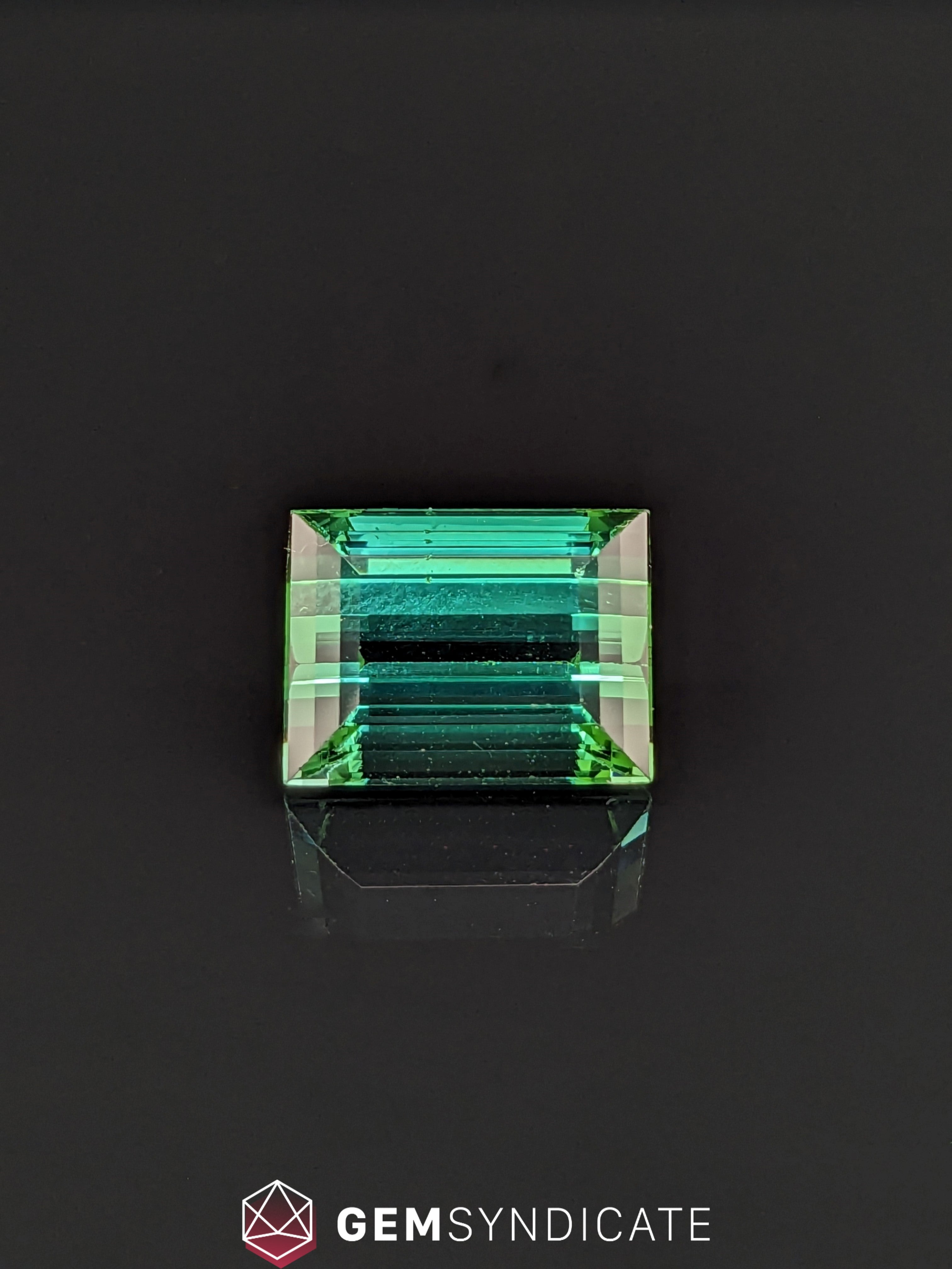 Luxurious Rectangle Green Tourmaline 8.30ct