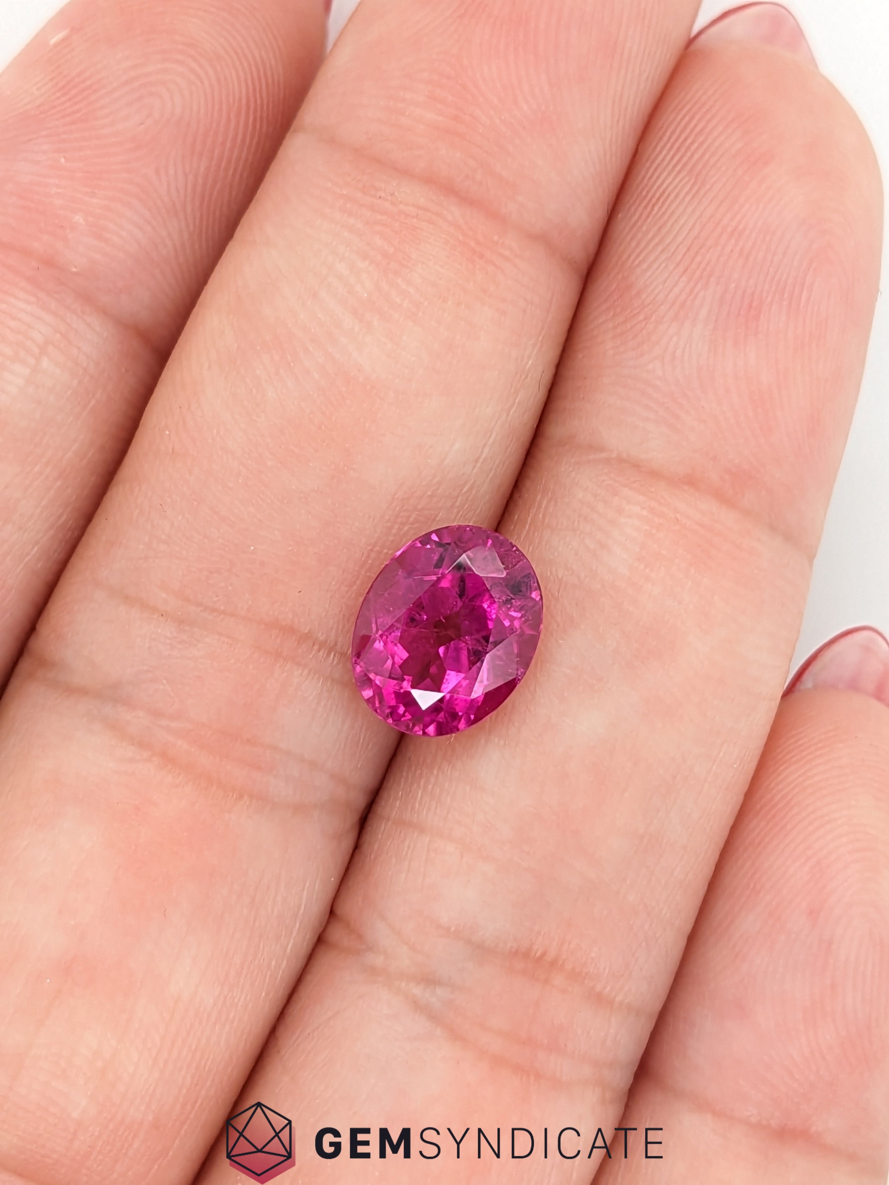 Electrifying Oval Rubellite Tourmaline 3.05ct