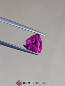 Dynamic Trillion Rubellite Tourmaline 2.25ct