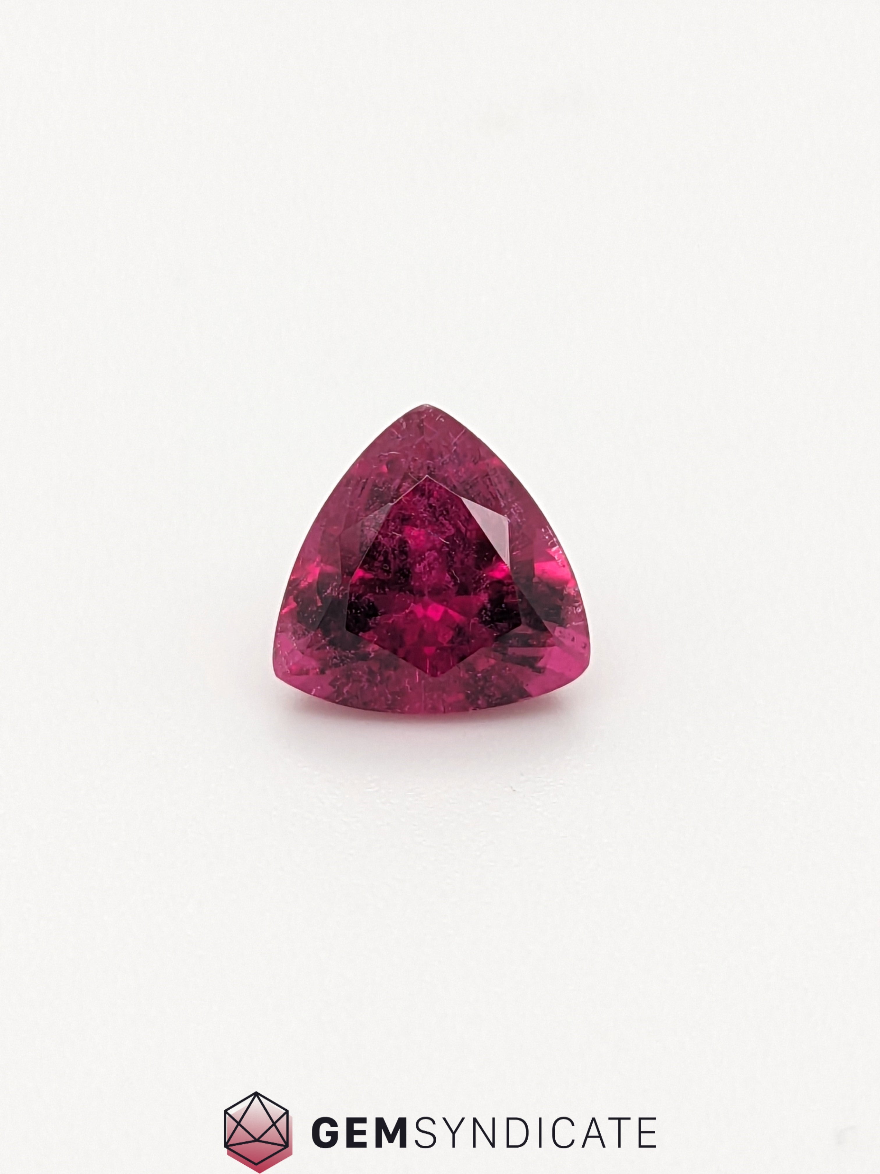 Dynamic Trillion Rubellite Tourmaline 2.25ct