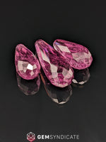 Load image into Gallery viewer, Gorgeous Briolette Rubellite Tourmaline Suite 30.38ctw
