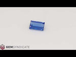 Load and play video in Gallery viewer, Impressive Rectangle Blue Tanzanite 2.44ct
