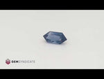 Load and play video in Gallery viewer, Dreamy Elongated Hexagon Blue Spinel 1.89ct
