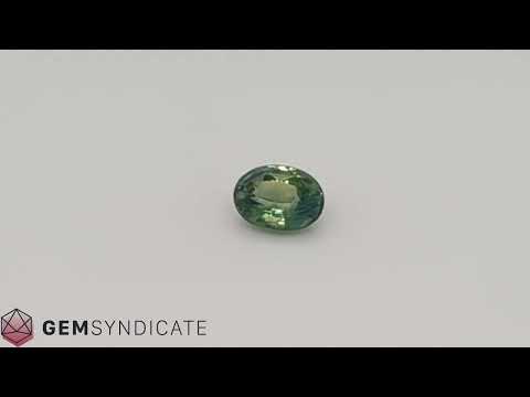 Lovely Oval Teal Sapphire 1.72ct