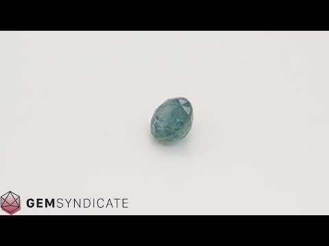 Magical Oval Teal Sapphire 3.13ct