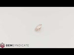 Load and play video in Gallery viewer, Glistening Oval Peach Sapphire 1.12ct
