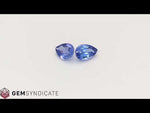 Load and play video in Gallery viewer, Elegant Pear Shape Blue Tanzanite Pair 2.72ctw
