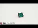 Load and play video in Gallery viewer, Enchanting Emerald Cut Green Tourmaline 3.66ct
