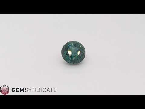 Impressive Round Teal Sapphire 4.47ct