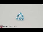 Load and play video in Gallery viewer, Sophisticated Trillion Blue Aquamarine 5.43ct
