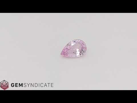 Elegant Pear-Shaped Pink Sapphire 1.63ct