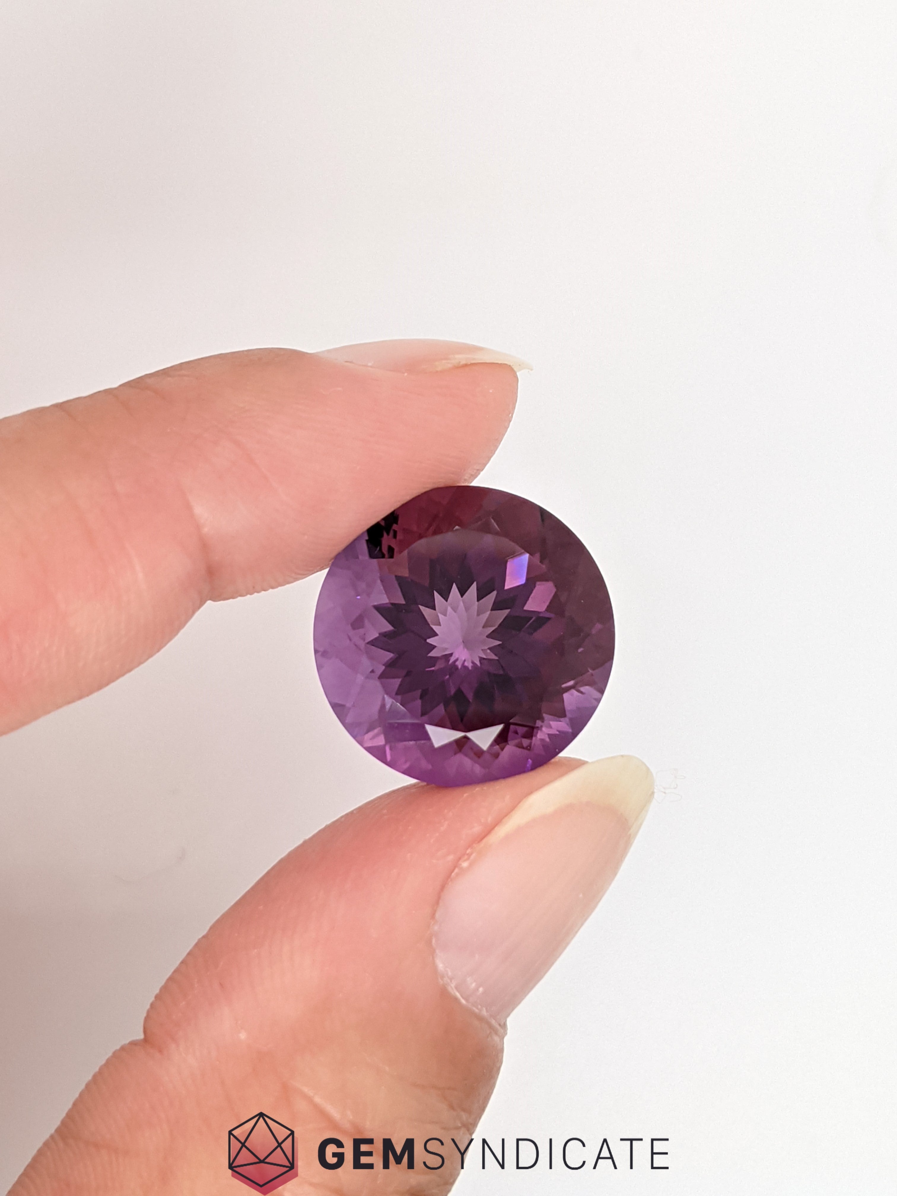 Magnificent Round Purple Amethyst 18.02ct