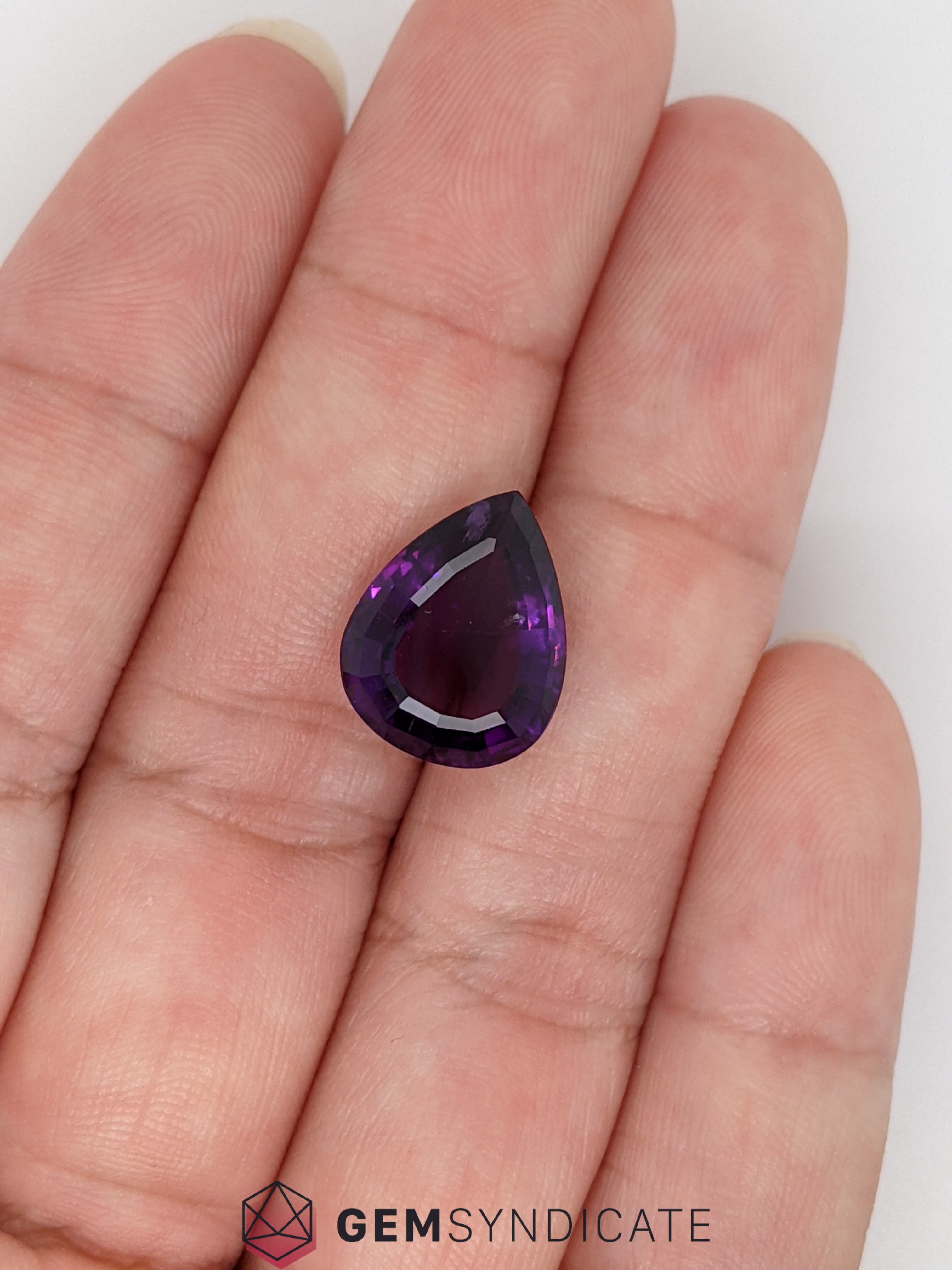 Lovely Pear Shaped Purple Amethyst 6.23ct