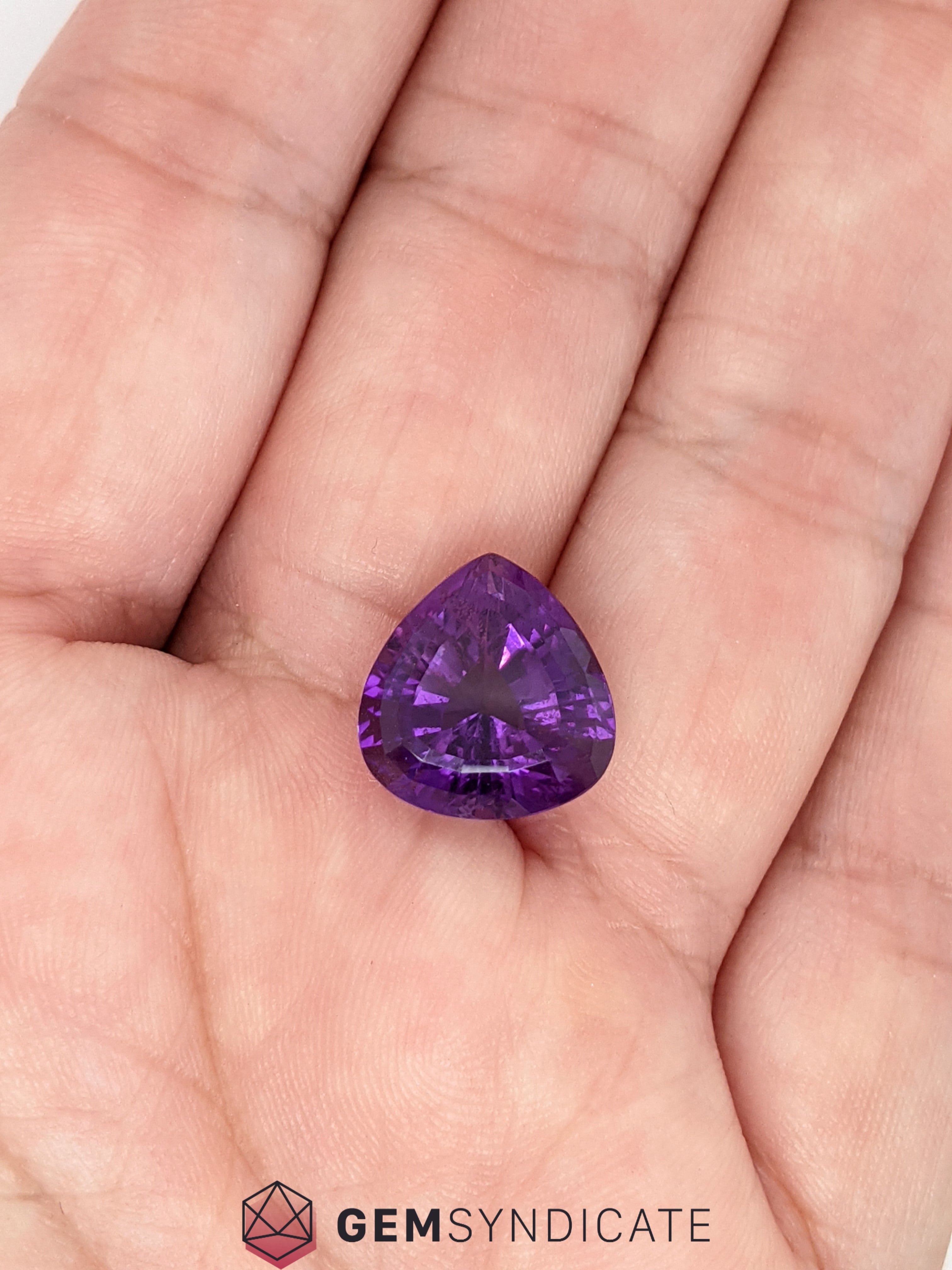Angelic Pear Shaped Purple Amethyst 9.20ct