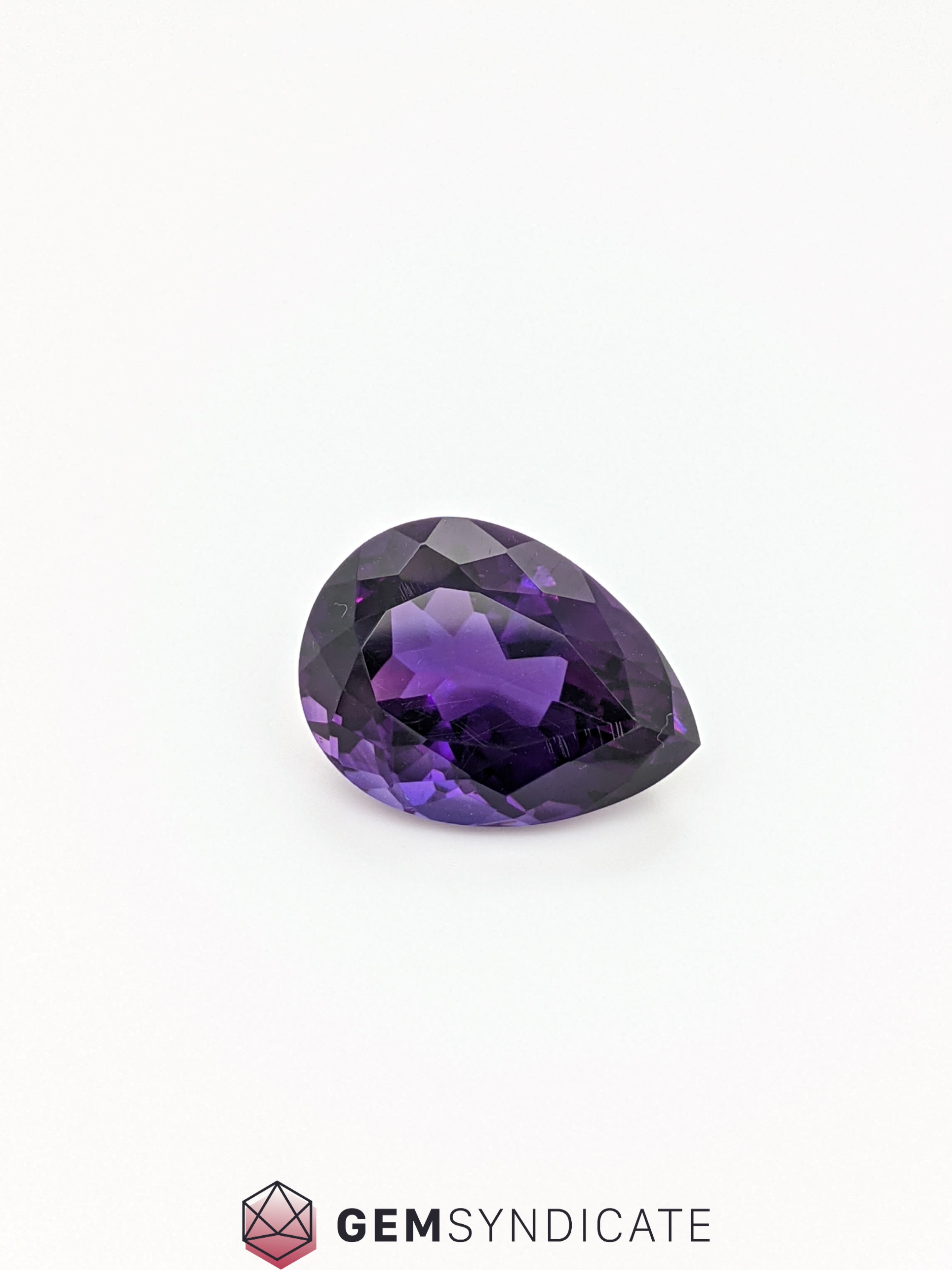Exquisite Pear Shaped Purple Amethyst 13.64ct
