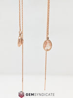 Load image into Gallery viewer, Delicate Oregon Sunstone Threader Earrings
