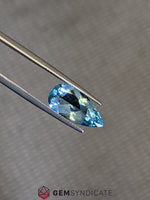 Load image into Gallery viewer, Dazzling Pear Shape Santa Maria Blue Aquamarine 3.80ct
