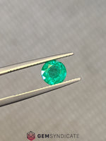 Load image into Gallery viewer, Amazing Round Green Emerald 1.23ct

