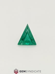 Luxurious Triangle Shape Green Emerald 1.15ct