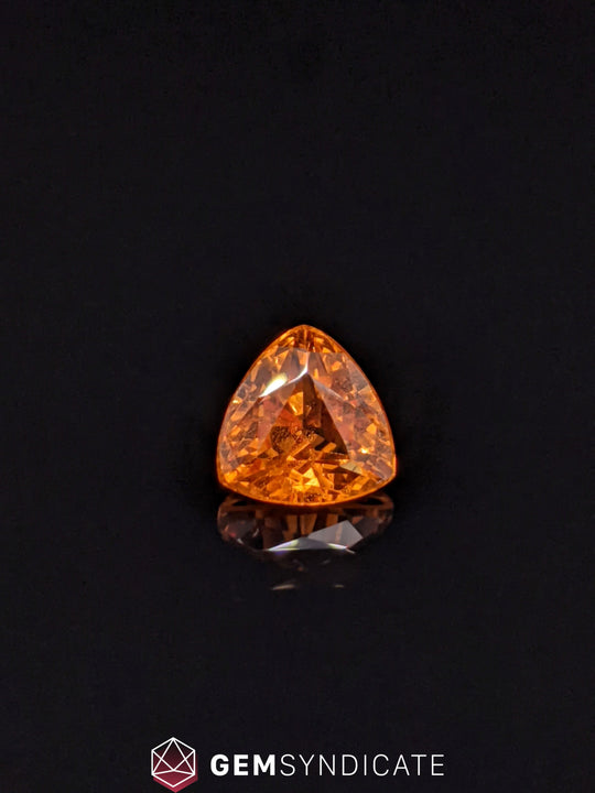Fiery Trillion Orange Spessartite Garnet 1.82ct