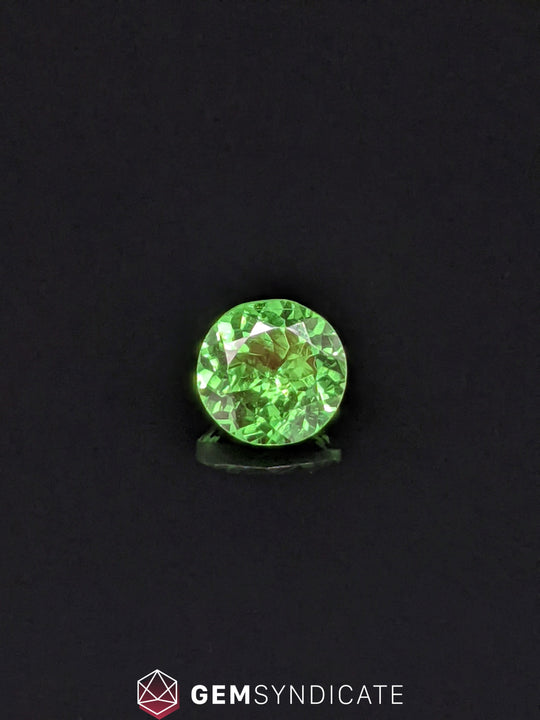 Amazing Round Green Tsavorite Garnet 0.86ct
