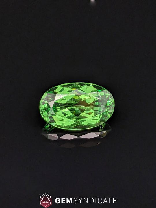 Astonishing Oval Green Tsavorite Garnet 4.38ct