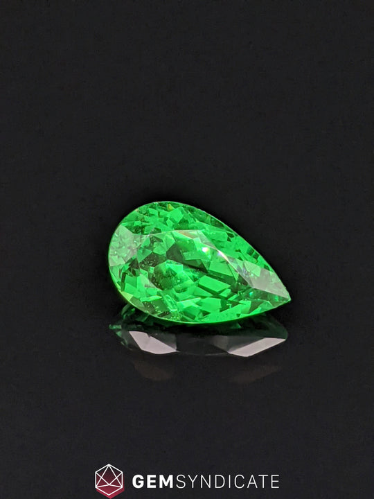 Alluring Pear Shape Green Tsavorite Garnet 2.16ct