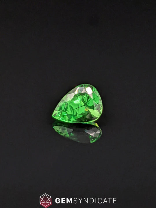 Lovely Pear Shape Green Tsavorite Garnet 1.11ct