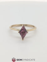 Load image into Gallery viewer, Flirty Kite Shape Pink Sapphire Ring 1.05ct

