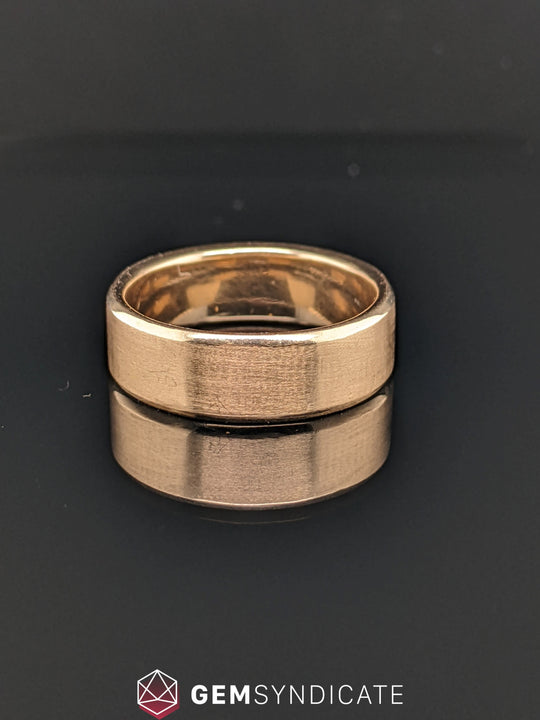 Beveled Edge Men's Wedding Ring