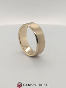 Beveled Edge Men's Wedding Ring