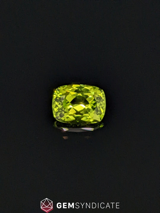 Enchanting Cushion Green Peridot 2.21ct