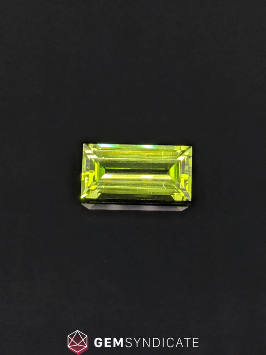 Lovely Rectangle Green Peridot 2.84ct