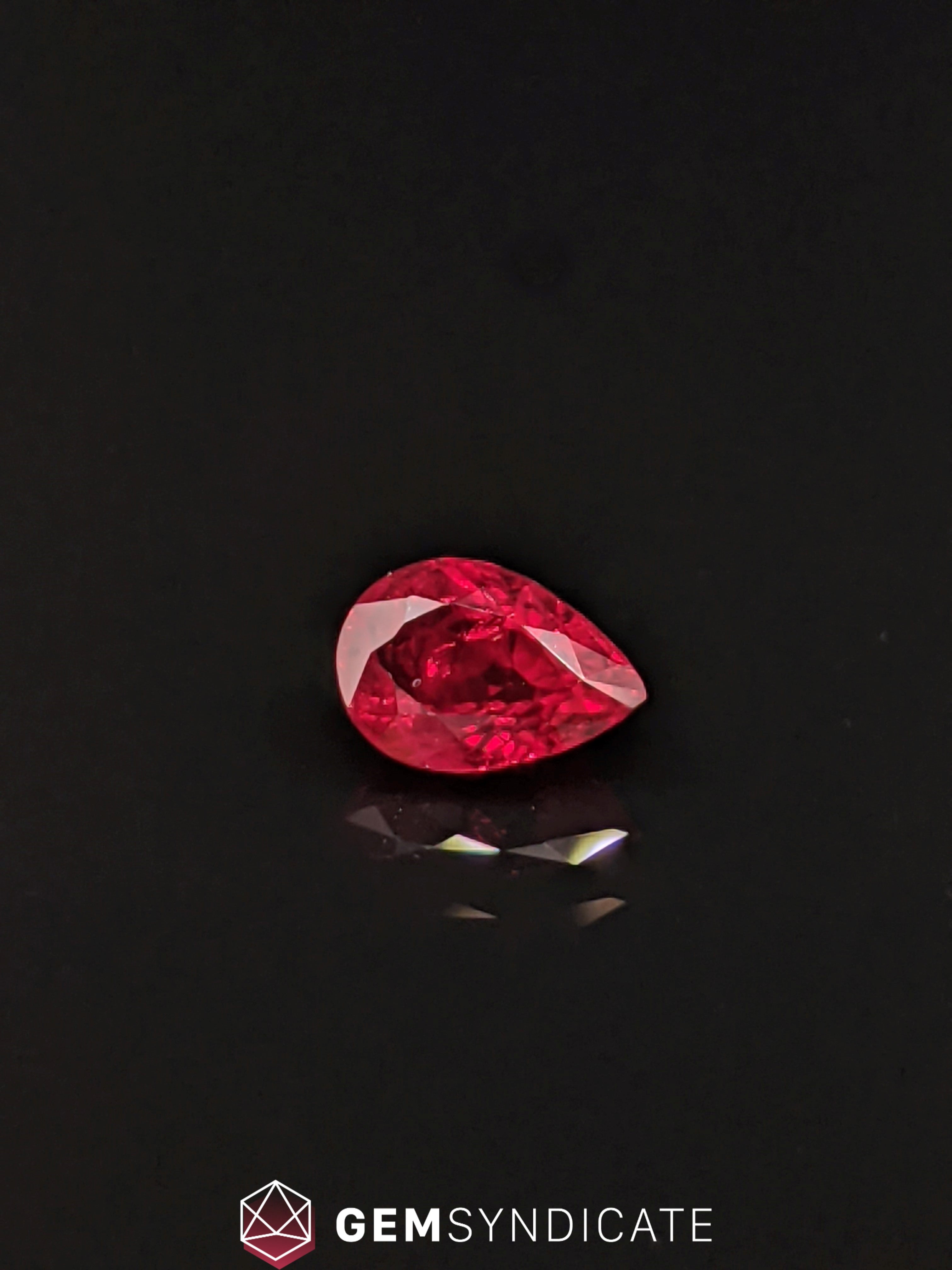 Divine Pear Shaped Ruby 0.96ct