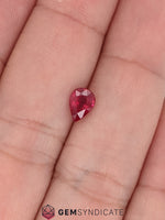 Load image into Gallery viewer, Splendid Pear Shaped Ruby 0.75ct
