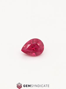 Amazing Pear Shaped Ruby 1.36ct