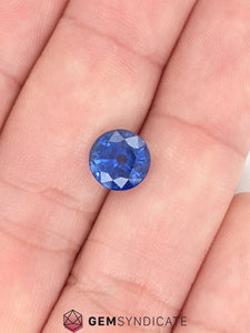 Attractive Round Blue Sapphire 2.48ct