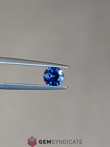 Amazing Round Blue Sapphire 0.83ct