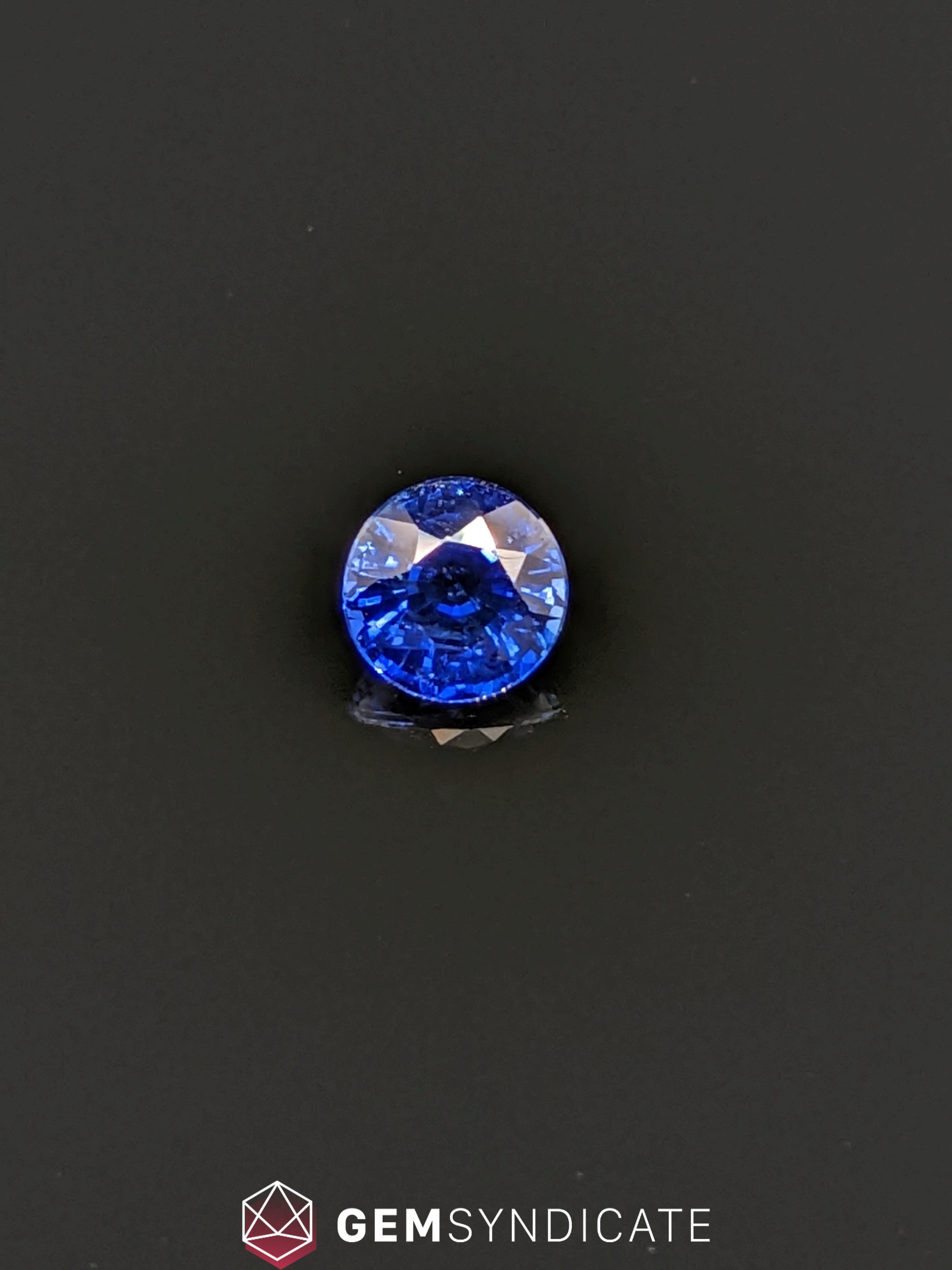 Divine Round Blue Sapphire 0.95ct