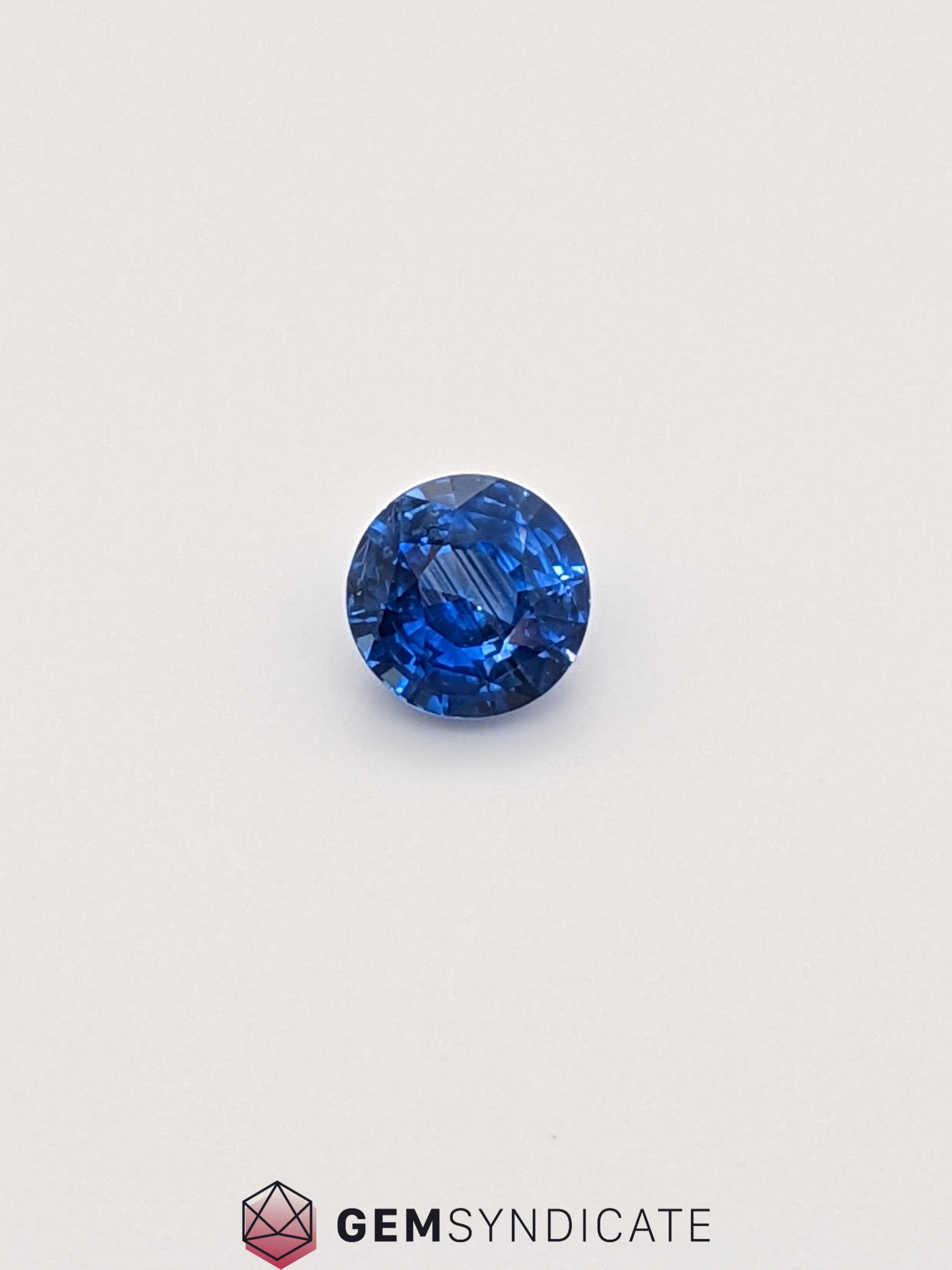 Fascinating Round Blue Sapphire 1.14ct