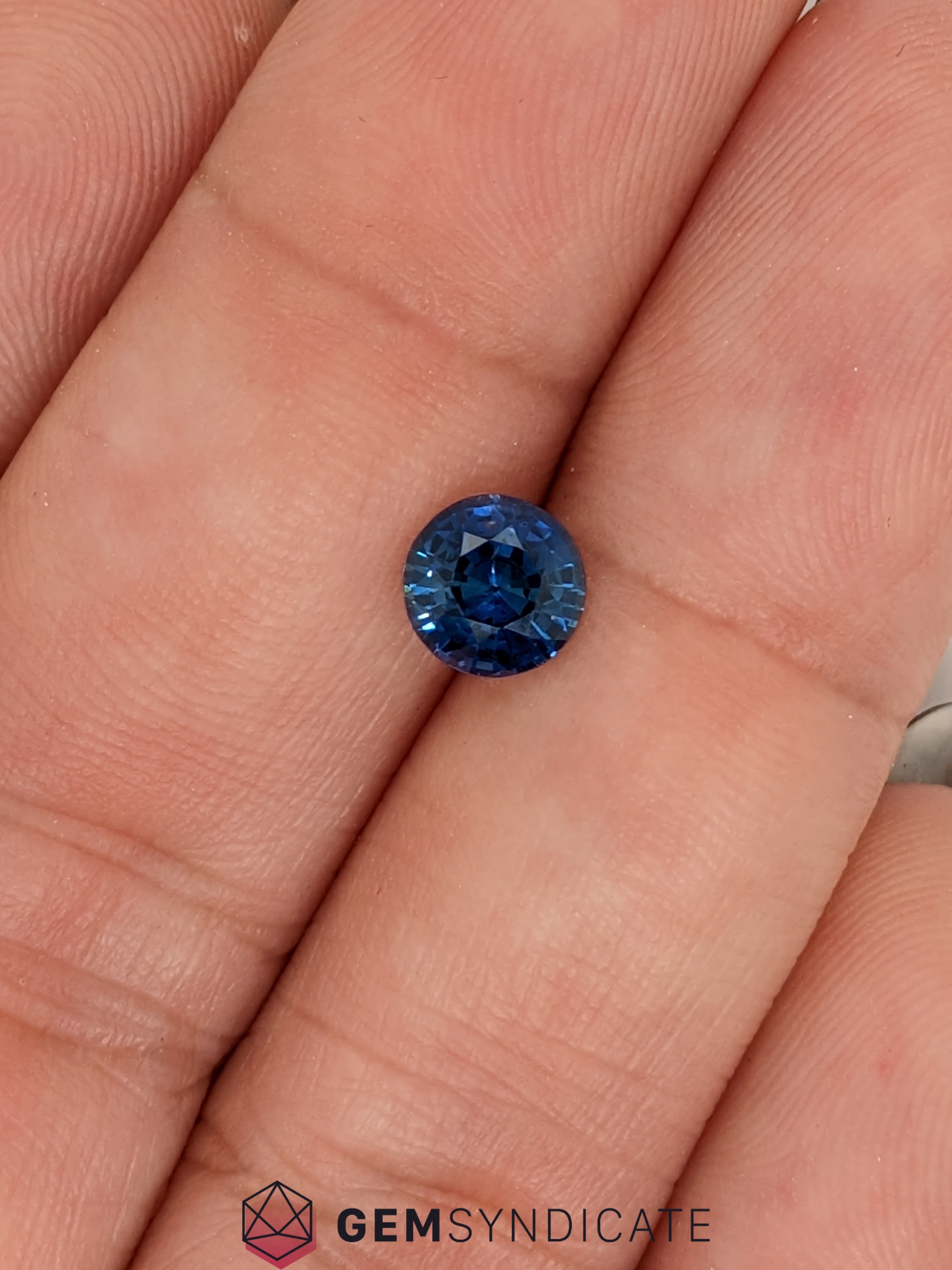 Terrific Round Blue Sapphire 1.17ct