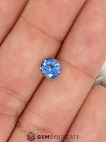 Load image into Gallery viewer, Blissful Round Blue Sapphire 1.20ct
