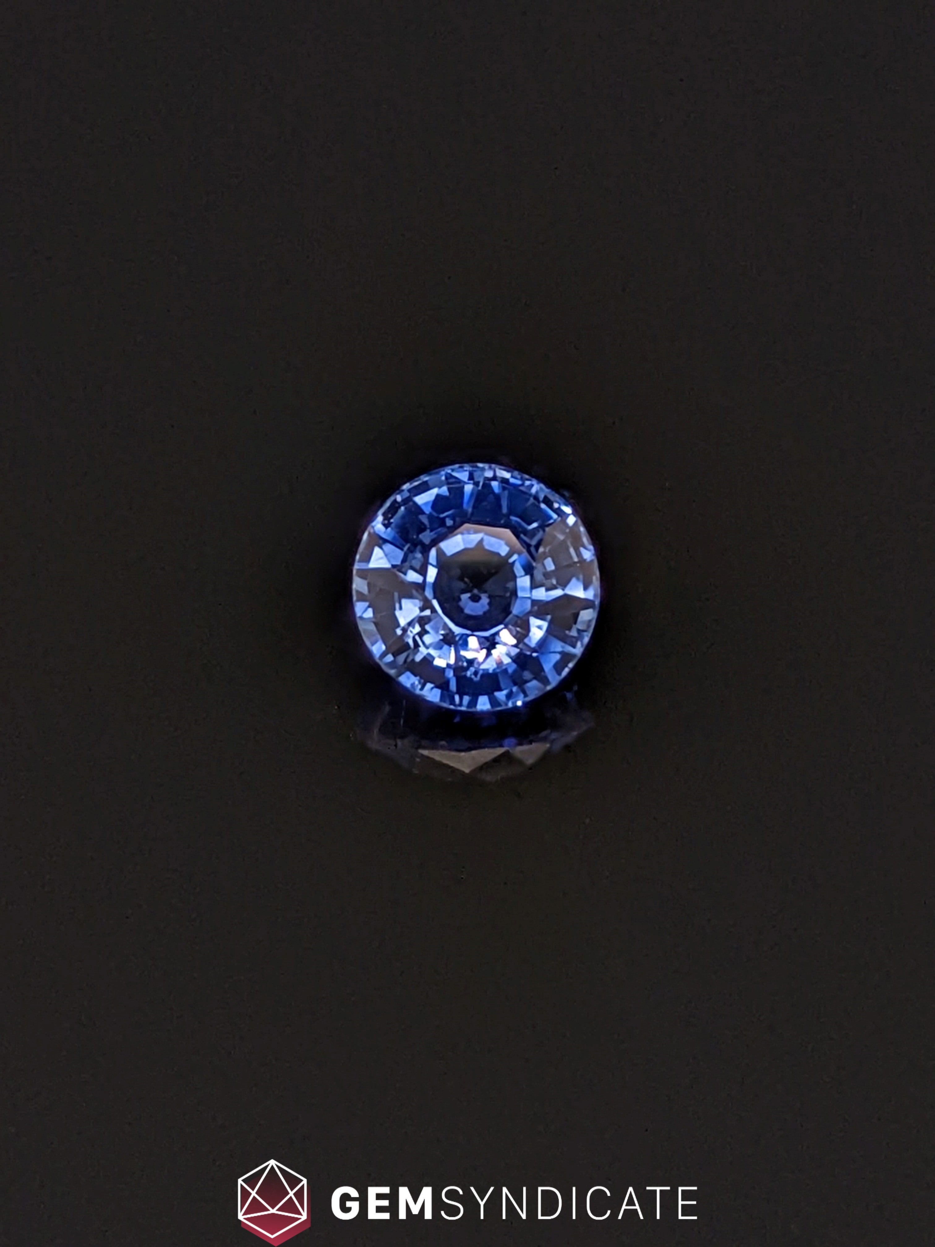Dazzling Round Blue Sapphire 1.66ct