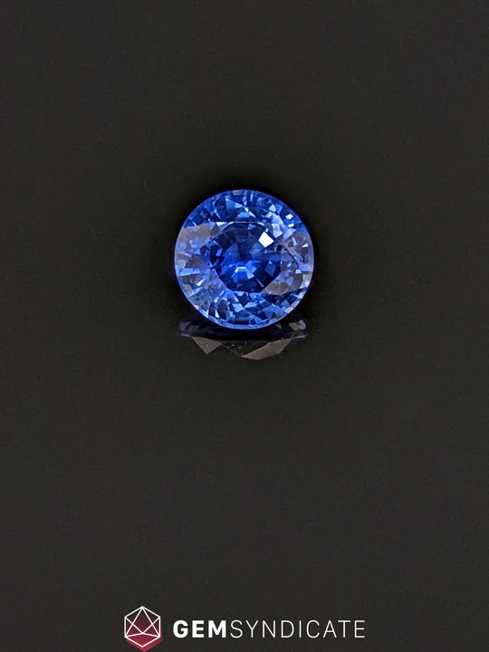 Delightful Round Blue Sapphire 1.64ct