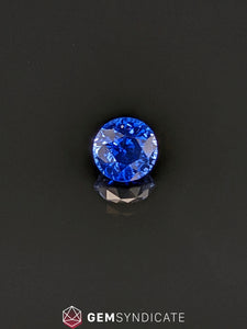 Impeccable Round Blue Sapphire 2.03ct