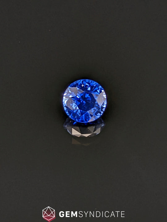 Impeccable Round Blue Sapphire 2.03ct