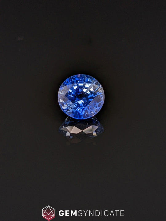 Lively Round Blue Sapphire 1.85ct
