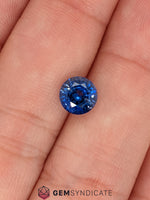 Load image into Gallery viewer, Lively Round Blue Sapphire 1.85ct
