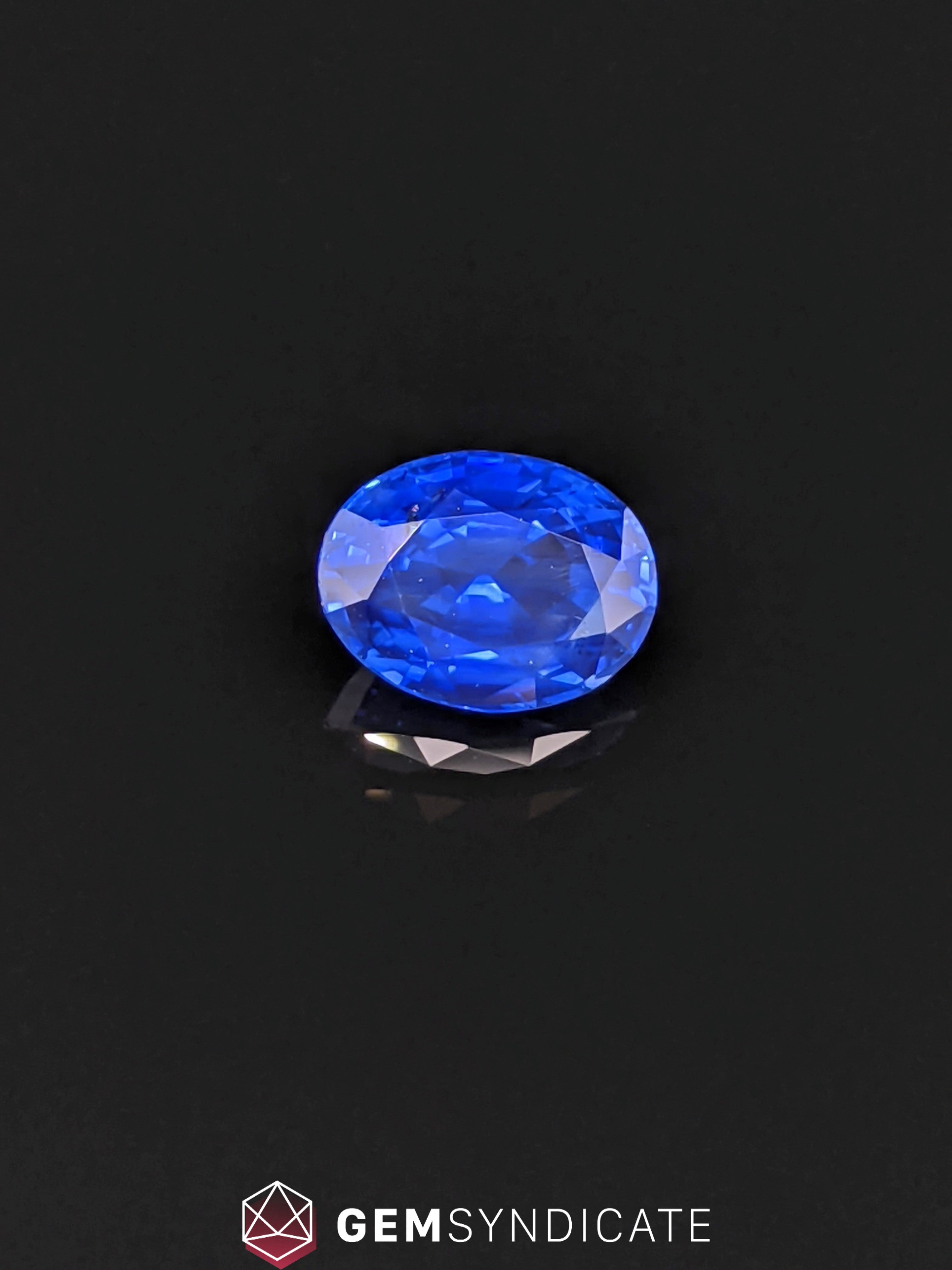 Astonishing Oval Blue Sapphire 2.25ct