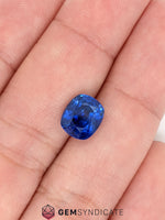 Load image into Gallery viewer, Alluring Cushion Blue Sapphire 3.17ct
